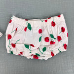 Load image into Gallery viewer, Vintage Y2K Miniwear White Red Cherries Dress Set 0-3 Months
