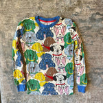 Load image into Gallery viewer, Mini Boden Snug Long John Dog Print Pajamas 9 years
