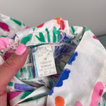 Load image into Gallery viewer, Vintage 90s Floral Ruffle Bow Romper 3T
