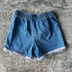 Load image into Gallery viewer, Vintage Blue Jean Ribbon Shorts 6
