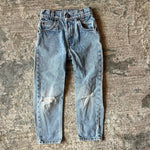 Load image into Gallery viewer, Vintage Levi's 550 Relaxed Fit Slim Distressed Orange Tab Jeans 7
