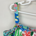 Load image into Gallery viewer, Mini Boden Fun Printed Playsuit Multi Coral Reef 9-10
