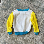 Load image into Gallery viewer, Vintage Tough Cookies Yellow Outer Space Sweatsuit 24 Months
