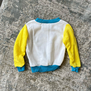 Vintage Tough Cookies Yellow Outer Space Sweatsuit 24 Months