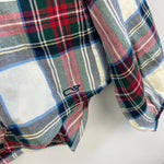 Load image into Gallery viewer, Vineyard Vines Girls' Soft Twill Ruffle Top Royal Stewart Marsh Medium NWT
