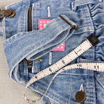 Load image into Gallery viewer, Vintage Liberty Blue Jean Teddy Bear Patch Overalls 3T
