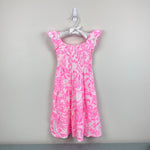 Load image into Gallery viewer, Lilly Pulitzer Girls Mini Jilly Midi Dress Rousseau Pink Glisten In The Sun XS 2-3
