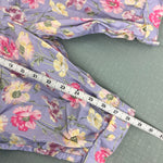 Load image into Gallery viewer, Vintage Laura Ashley Mother &amp; Child Purple Floral Romper Jumpsuit 4T

