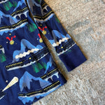 Load image into Gallery viewer, Hanna Andersson Polar Express Holiday Long John Pajamas 100 cm 4T
