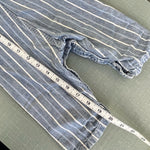 Load image into Gallery viewer, Vintage OshKosh B'gosh Blue Striped Beach Dog Overalls 3-6 Months USA
