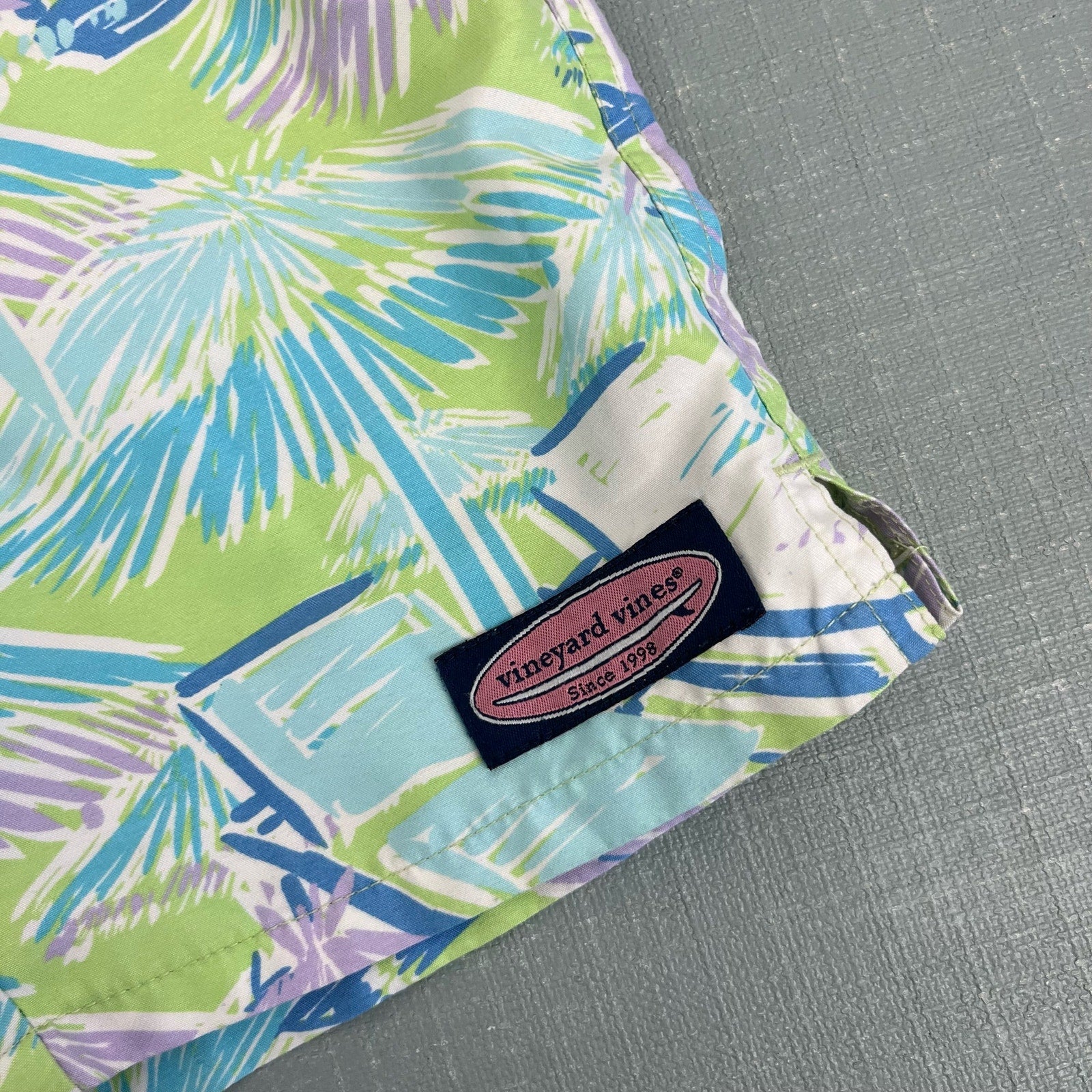 Vineyard Vines Printed Chappy Swim Trunks 4T