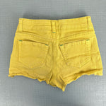 Load image into Gallery viewer, Mini Boden Girls Yellow Denim Shorts 8
