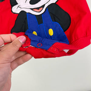 Vintage Disney Wear Mickey Romper 18 Months