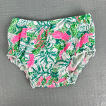 Load image into Gallery viewer, Lilly Pulitzer Girls Cecily Infant Dress Botanical Green Just Wing It 18-24 Months
