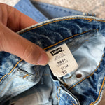 Load image into Gallery viewer, Vintage Levi's 505 Classic Fit Slim Orange Tab Blue Jeans 10 USA
