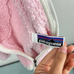 Load image into Gallery viewer, Patagonia Baby Furry Friends Bunting Peaceful Pink 3-6 Months
