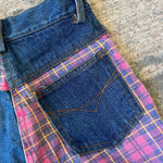 Load image into Gallery viewer, Vintage Rachel's Kids Patchwork Denim Shorts 8
