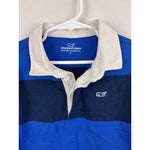 Load image into Gallery viewer, Vineyard Vines Boys' Long Sleeve Rugby Shirt Blue Navy Stripe 7
