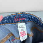 Load image into Gallery viewer, Mini Boden Girls Blue Jean Skirt 13-14
