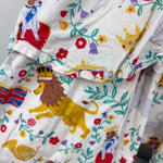 Load image into Gallery viewer, Mini Boden Sequin Flip Royal Unicorn Sweatshirt Dress 7-8
