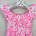 Load image into Gallery viewer, Lilly Pulitzer Girls Mini Jilly Midi Dress Rousseau Pink Glisten In The Sun XS 2-3

