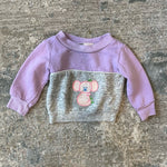 Load image into Gallery viewer, Vintage Kids World Purple Gray Koala Sweatsuit 12 Months

