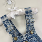 Load image into Gallery viewer, Vintage OshKosh B'gosh Acid Wash Overalls 3T USA
