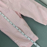 Load image into Gallery viewer, Vintage Healthtex Pink Striped Teddy Bear Overalls 24 Months USA
