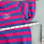 Load image into Gallery viewer, Vintage Izod Lacoste Pink &amp; Purple Striped Sweatshirt M
