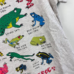 Load image into Gallery viewer, Mini Boden Fantastic Frogs Educational Graphic Tee Shirt 6-7
