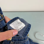 Load image into Gallery viewer, Vintage Lee Blue Jean Overalls 24 Months
