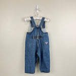 Load image into Gallery viewer, Vintage Guess Leather Patch Overalls 24 Months USA
