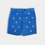 Load image into Gallery viewer, Vineyard Vines Boys' Embroidered Stretch Breaker Shorts Tide Blue 6
