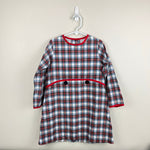 Load image into Gallery viewer, The Beaufort Bonnet Company Lindy's Lunch Dress Tartan with Richmond Red 7
