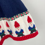 Load image into Gallery viewer, Hanna Andersson Holiday Sweater Jumper Dress Gnome Sweet Gnome 70 cm 6-12 Months
