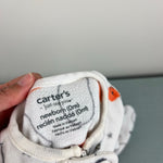 Load image into Gallery viewer, Carter's Comfy Halloween Fleece Sleep N' Play Footie White Ghosts Newborn
