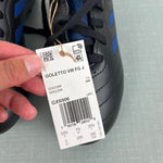 Load image into Gallery viewer, Adidas Kids' Goletto VIII FG Soccer Cleats Black Blue 2 NWT
