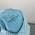 Load image into Gallery viewer, Vineyard Vines Short Sleeve Striped Polo Shirt Robin's Egg Blue 5T
