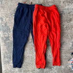 Load image into Gallery viewer, Mini Boden Warrior Knee Joggers Sweatpants Navy Blue 7
