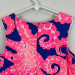 Load image into Gallery viewer, Lilly Pulitzer Girls Ikat Blue Mocean Engineered Mini Donna Dress L 8-10 NWT

