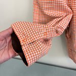 Load image into Gallery viewer, Kelly's Kids Pumpkin Patch Plaid Overalls 12 Months
