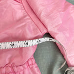 Load image into Gallery viewer, Vintage OshKosh B'gosh Pink Ruffle Bow Windbreaker Jacket Large 6
