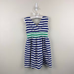Load image into Gallery viewer, Florence Eiseman Stripe Knit Dress with Flower 4T
