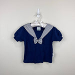 Load image into Gallery viewer, Vintage Healthtex Navy Blue Nautical Shirt &amp; Shorts Set 4T USA
