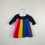 Load image into Gallery viewer, Hanna Andersson Girls Rainbow Stripe Dress 60 cm 3-6 Months
