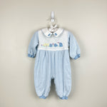 Load image into Gallery viewer, Vintage Friedknit Creations Bunny Rabbit Coverall 9 Months
