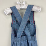Load image into Gallery viewer, Vintage Alben Chambray Turtle Overalls 18 Months USA
