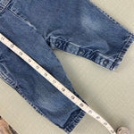 Load image into Gallery viewer, Vintage OshKosh B'gosh Blue Jean Overalls 3-6 Months USA
