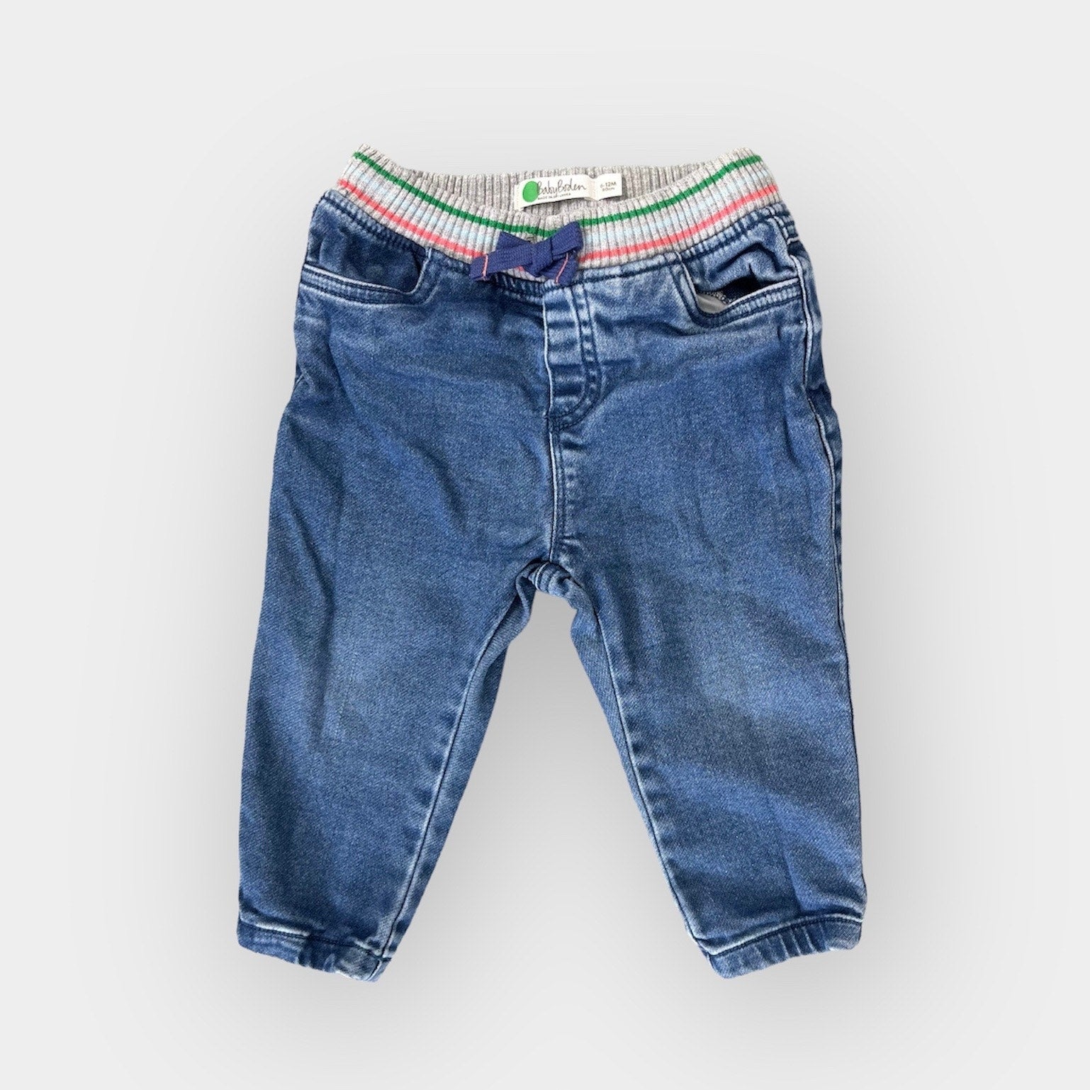 Mini Boden Pull on Jeans 6-12 Months