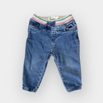 Load image into Gallery viewer, Mini Boden Pull on Jeans 6-12 Months
